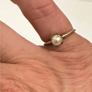 Vintage pearl ring